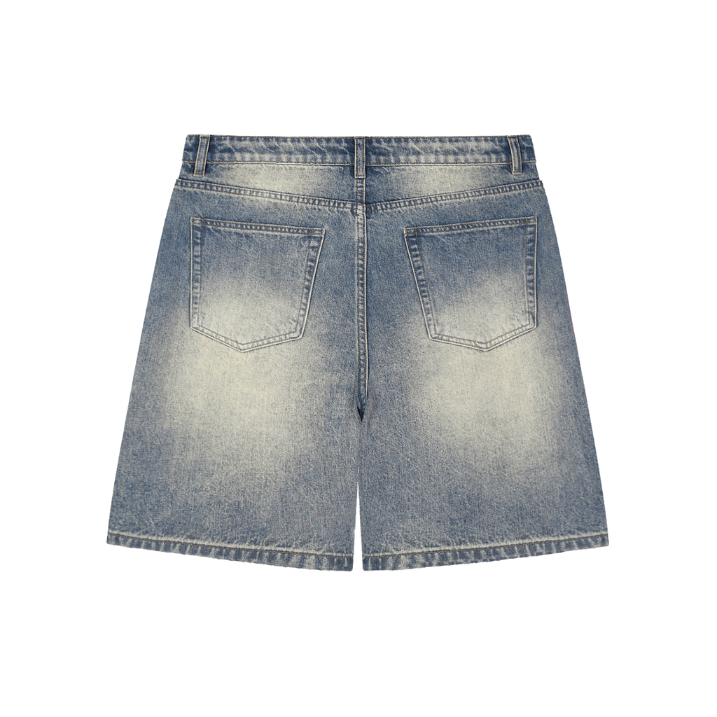 PJW DISTRESSED JORTS