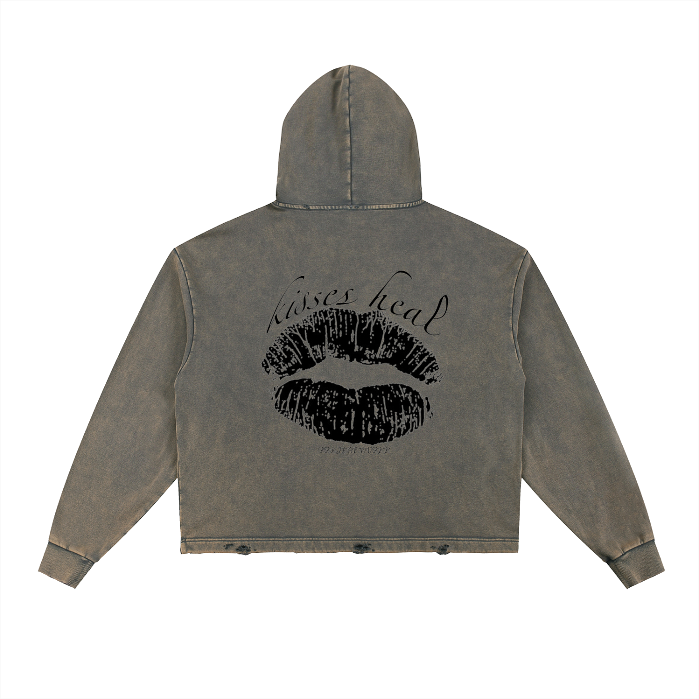PJW FRAYED HOODIE