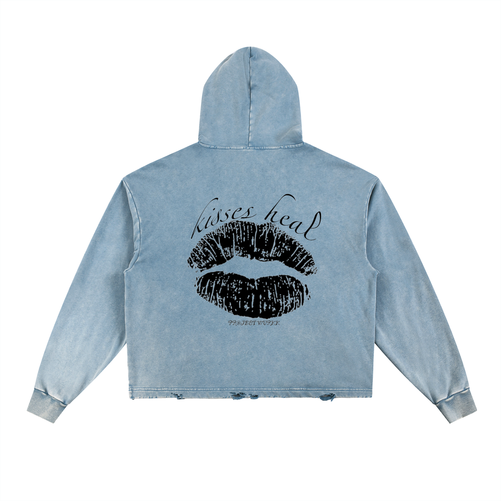 PJW FRAYED HOODIE