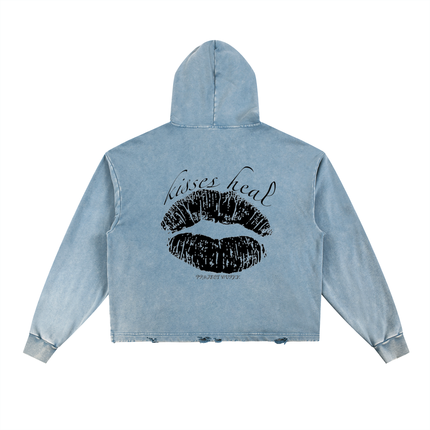 PJW FRAYED HOODIE