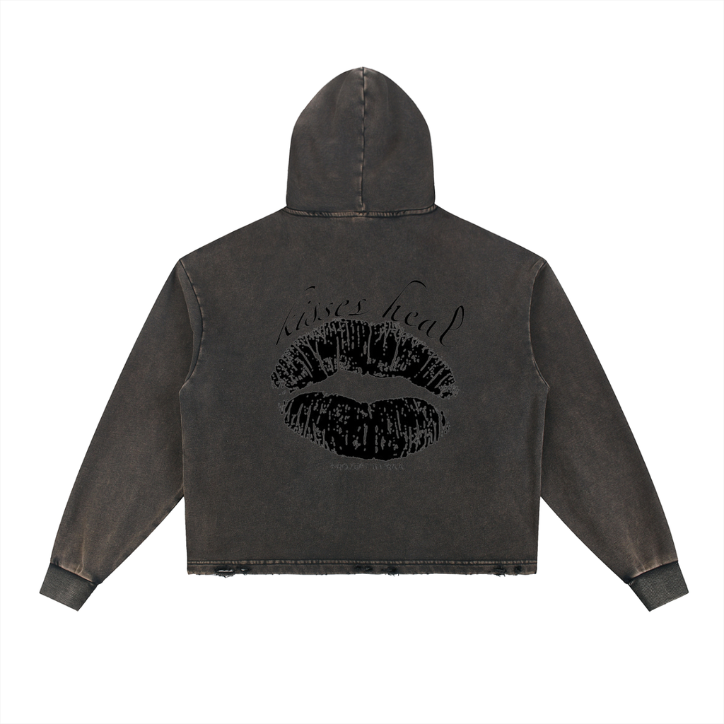 PJW FRAYED HOODIE