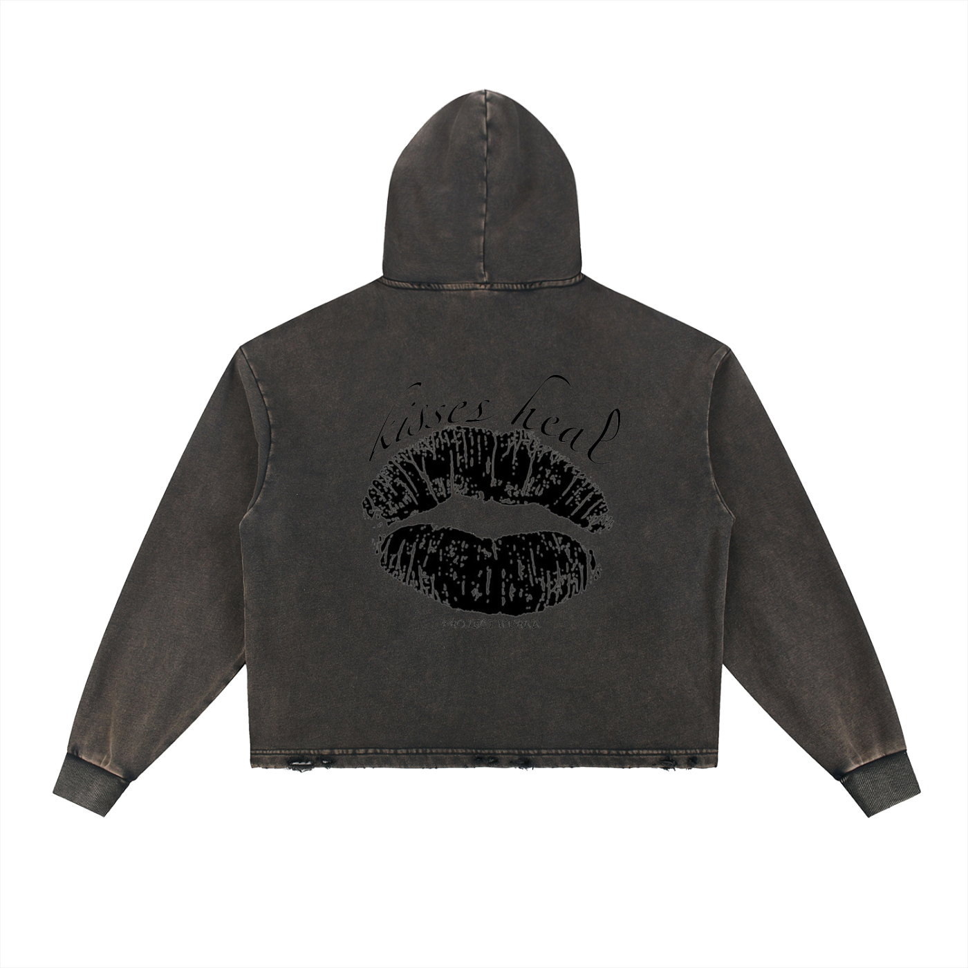 PJW FRAYED HOODIE