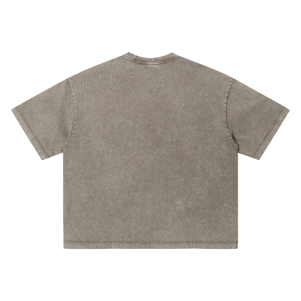 MONEYVISIONZ ACID WASH BOXY TEE