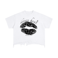 KISSES HEAL FRAYED TEE