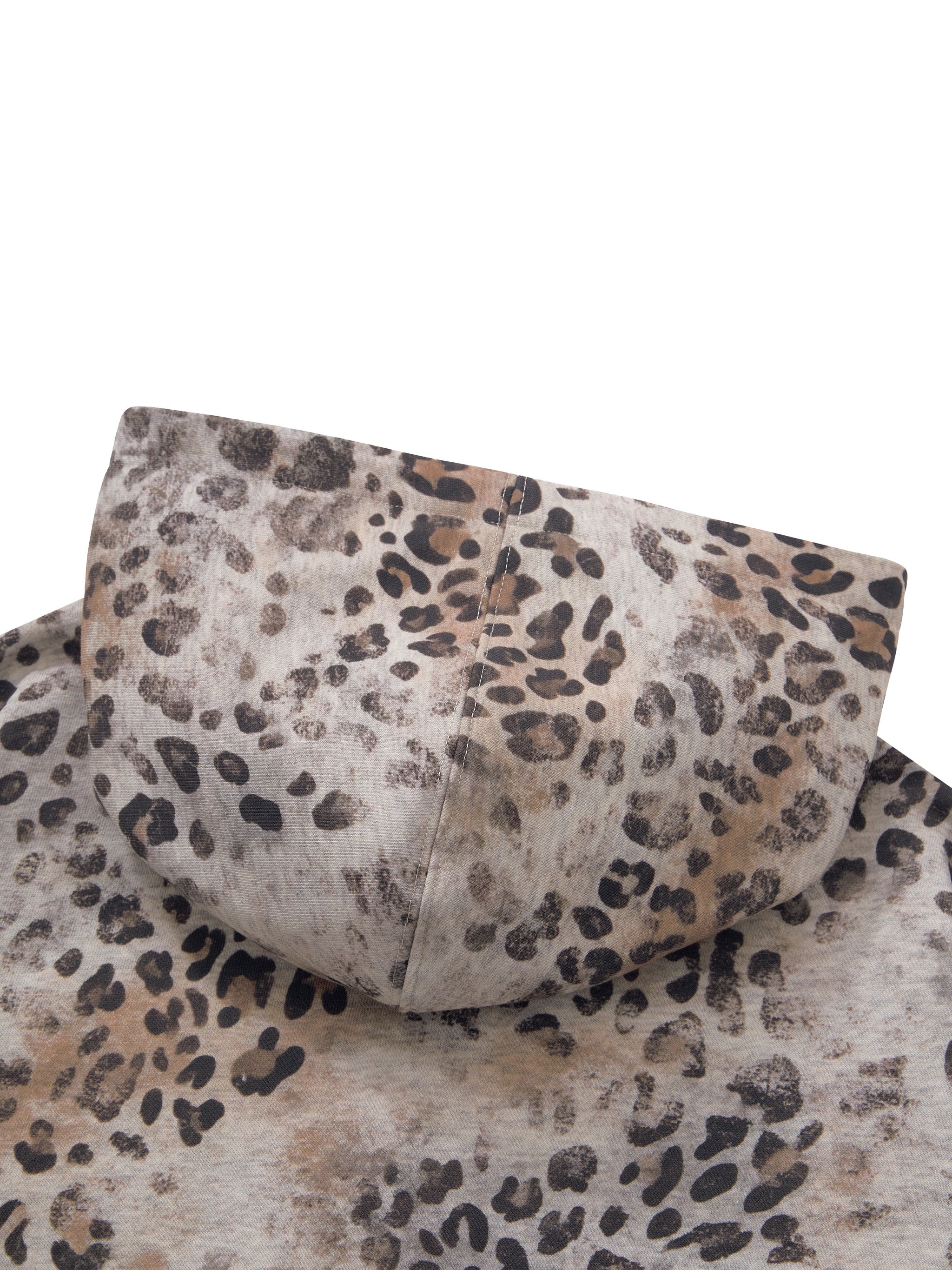 WURKK OR STARVE LEOPARD FULL ZIP